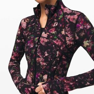 Lululemon Define Jacket Floral Illusion Antique White Multi Size 2